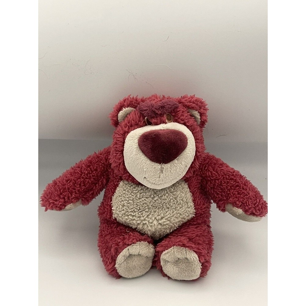 Disney Store Lotso Mini Plush Beanbag Bear 8" Toy Story 3